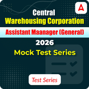 CWC Assistant Manager (General) 2026 Mock Test Series